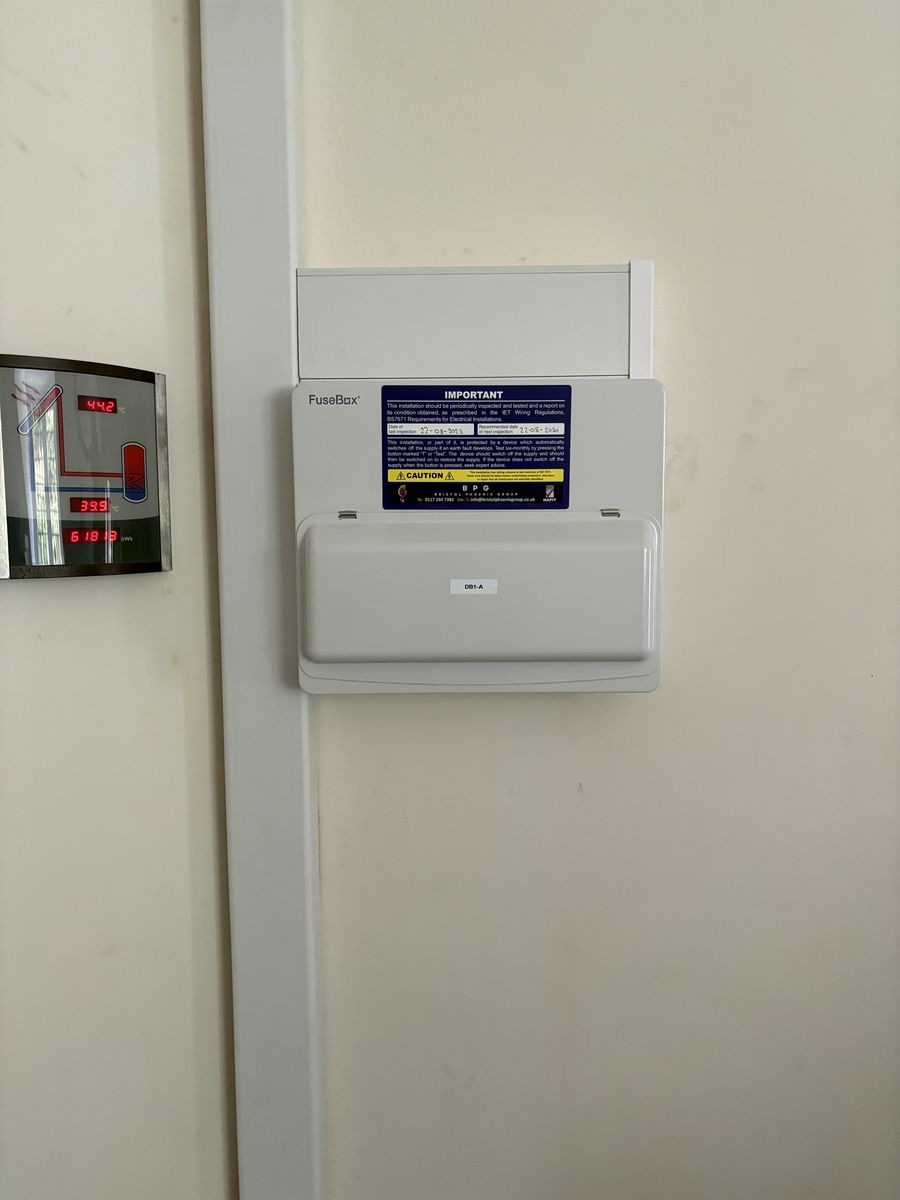 FuseBox consumer unit replacement by Bristol Phoenix Group